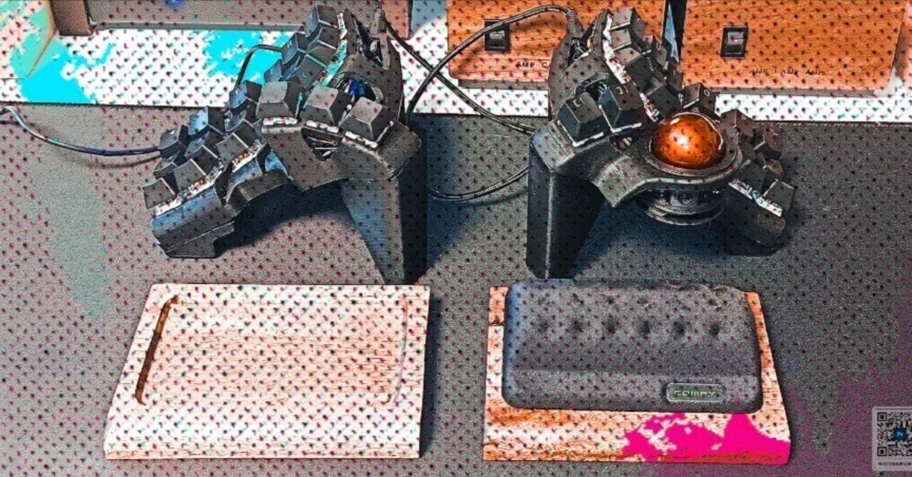 自作キーボード Charybdis Mini】リストレストを改造した話｜punyoon