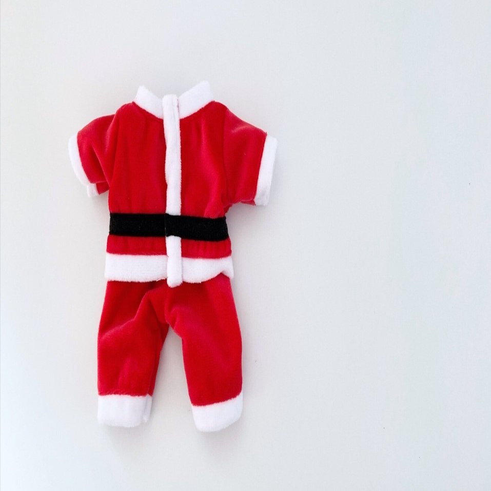 有料記事】型紙Sサイズ（身長26㎝前後のお人形さんサイズ）サンタさん