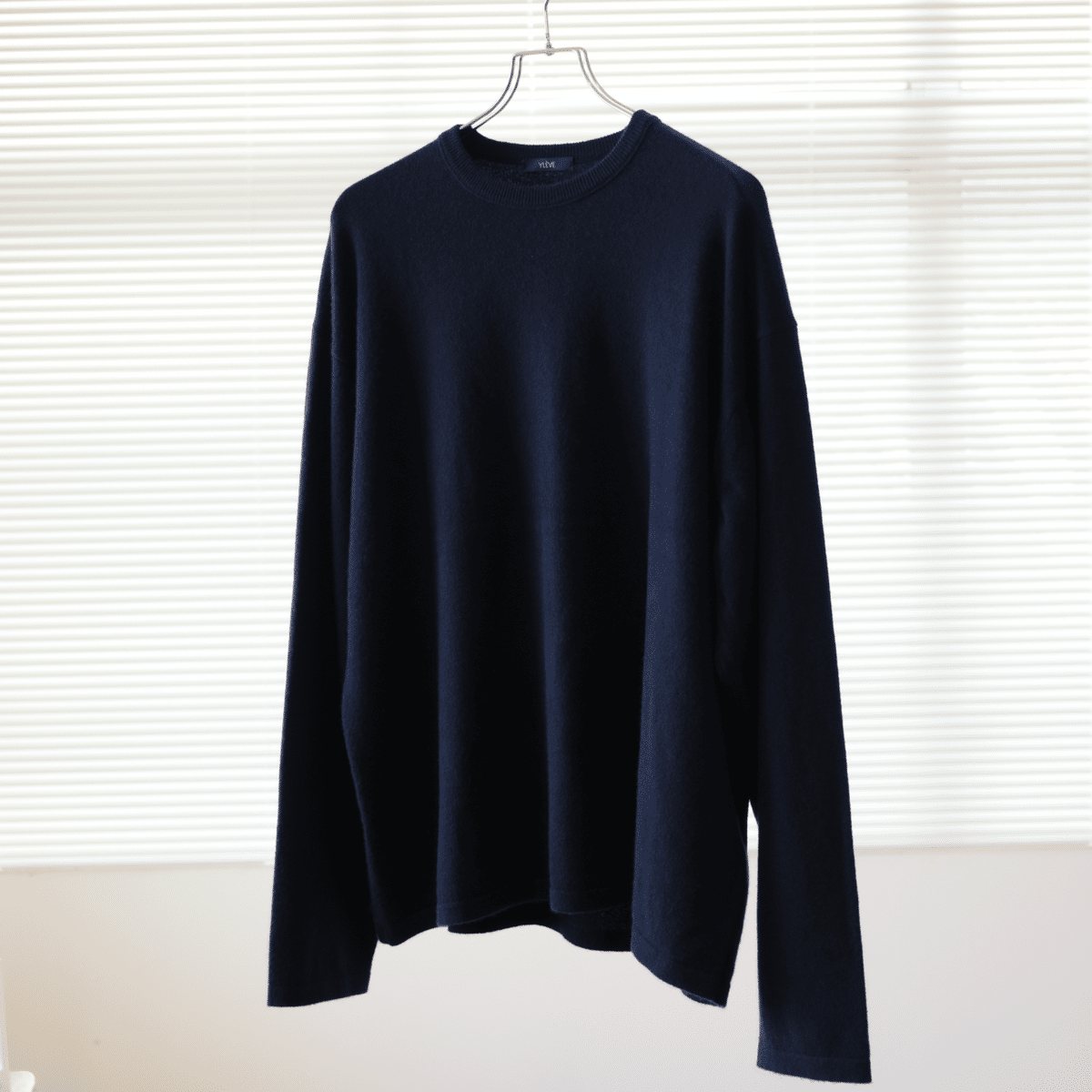 クリーニング済　YLEVE イレーヴ　カシミヤ100%　ブラック　ニット 気軽にカシミア｜水岡