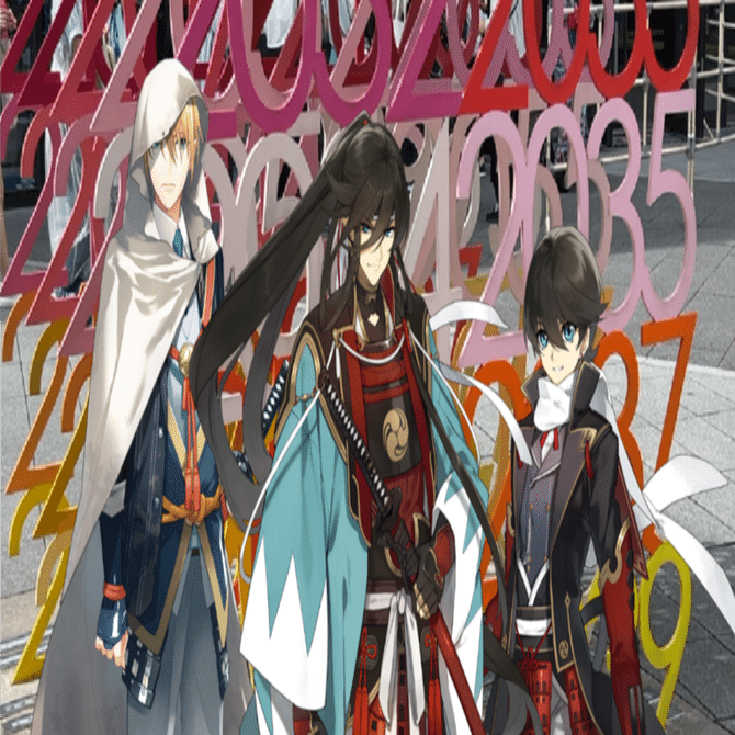 刀剣乱舞　キャラマイド　ブロマイド　山姥切　薬研　一期　加州　大和守　堀川 和泉守兼定 堀川国広 山姥切国広 参騎出陣 ～八百八町膝栗毛