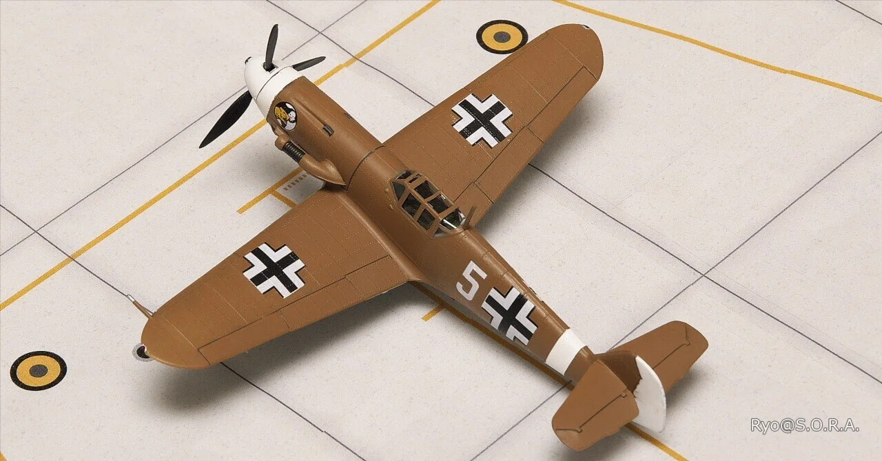 プラモデル製作記 エレール 1/72 メッサーシュミット Bf 109F｜Ryo
