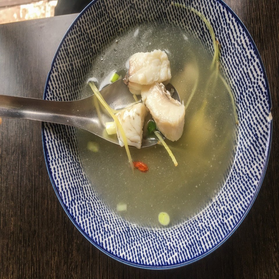 台南グルメ 無名深海鮮魚湯 まなてぃ 台南新移民 Note