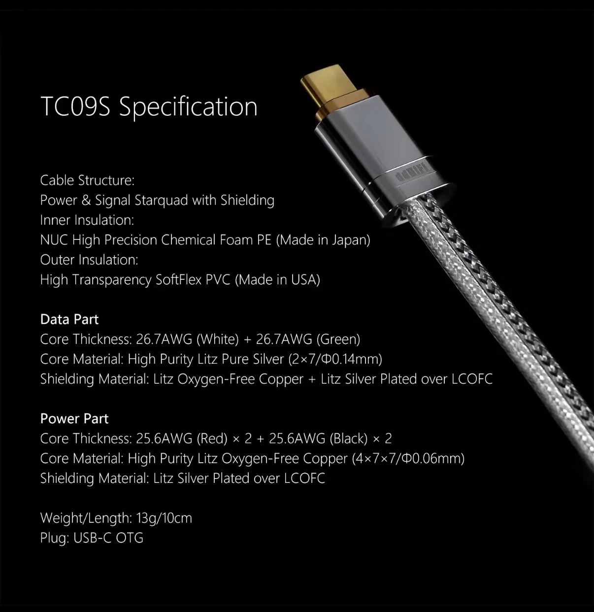 マニアック）OTGケーブル対決：「ddHiFi TC07S」 VS 「ddHiFi TC09S