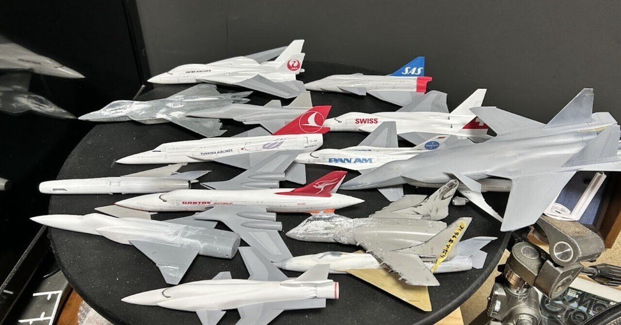 戦闘機模型　まとめ売り 多数モデルを一気に製作中です。｜ホビーだらけ・架空飛行機工場
