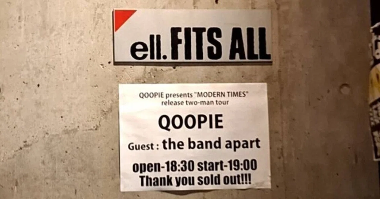 QOOPIE presents ”MODERN TIMES” release two-man tour＠名古屋ell