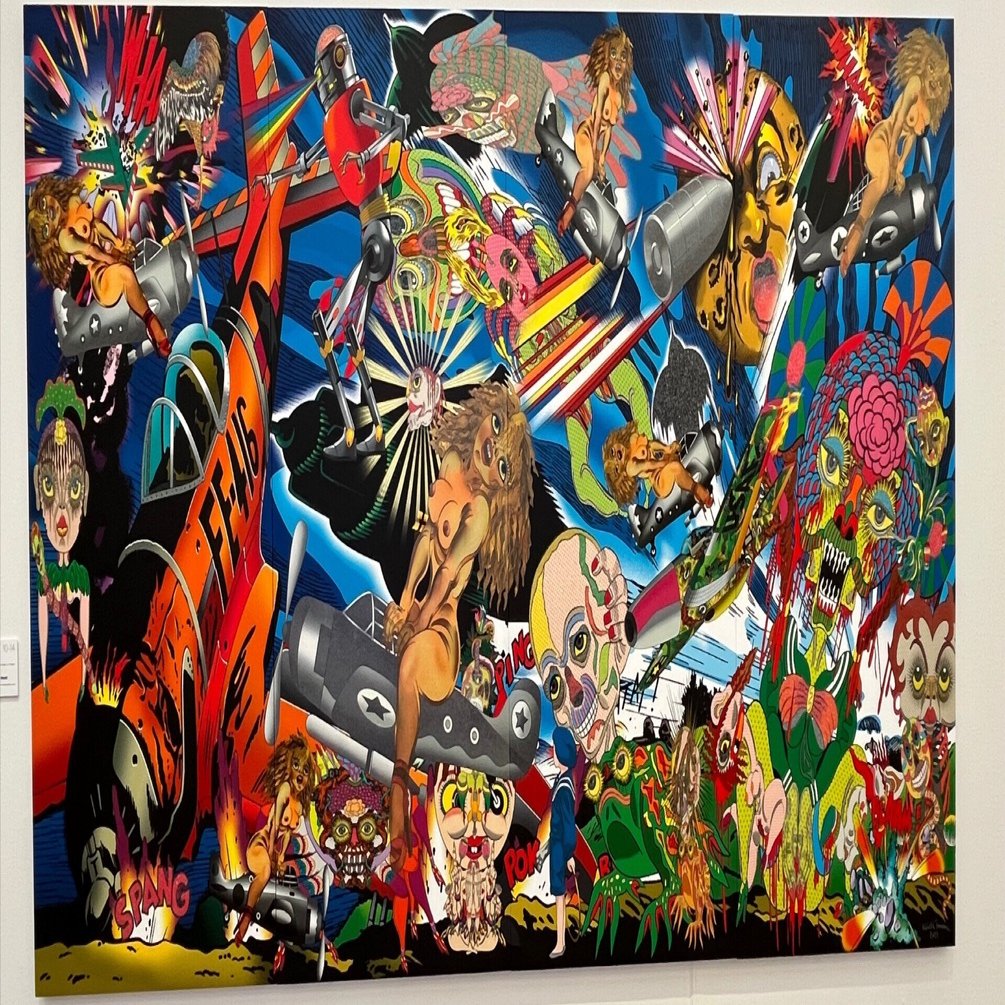 アートと健康について考えようと 「田名網敬一 記憶の冒険」 に足を