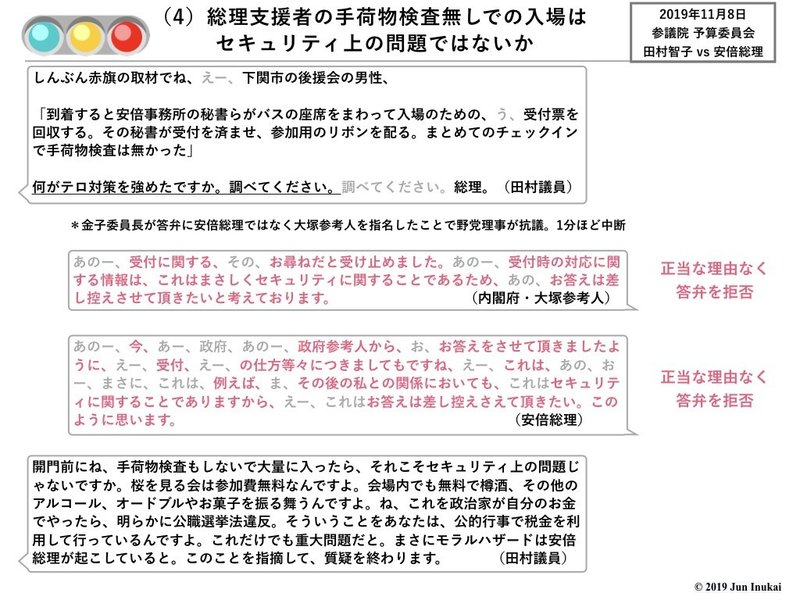 20191109 参議院予算委員会 田村智子vs安倍総理.007