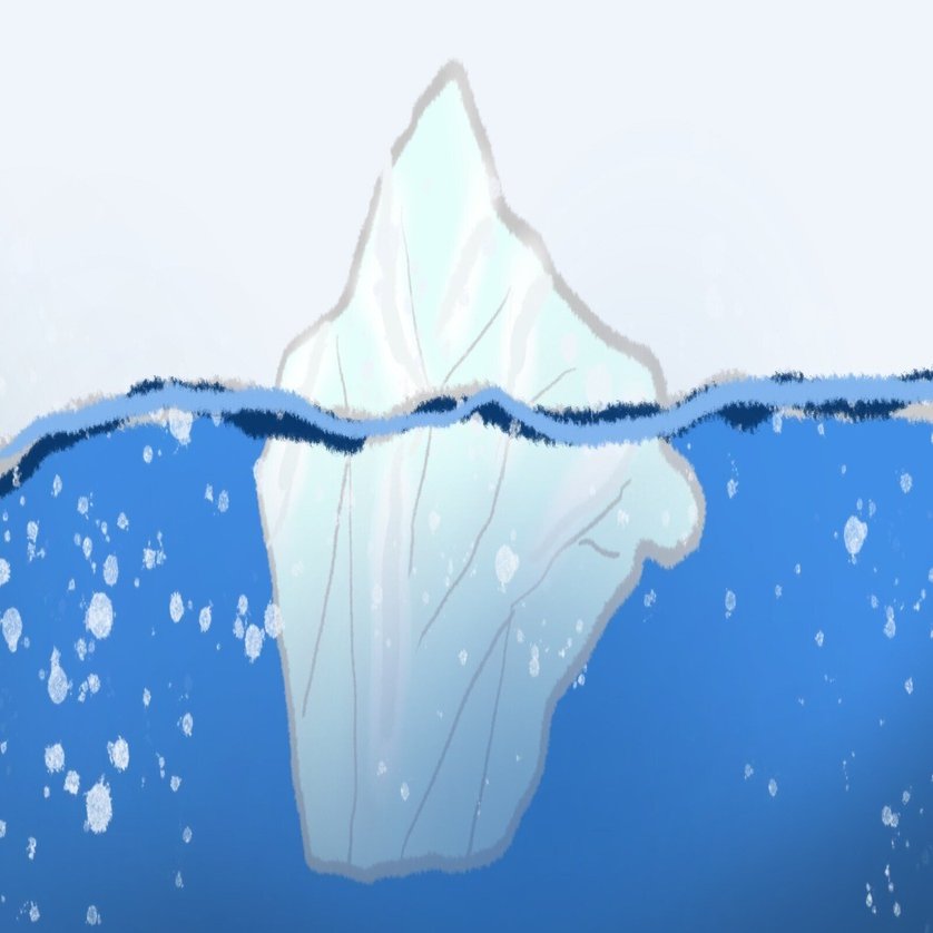 氷山モデル（発達支援にも仕事にもつかえる考え方のモデル）｜イーワン