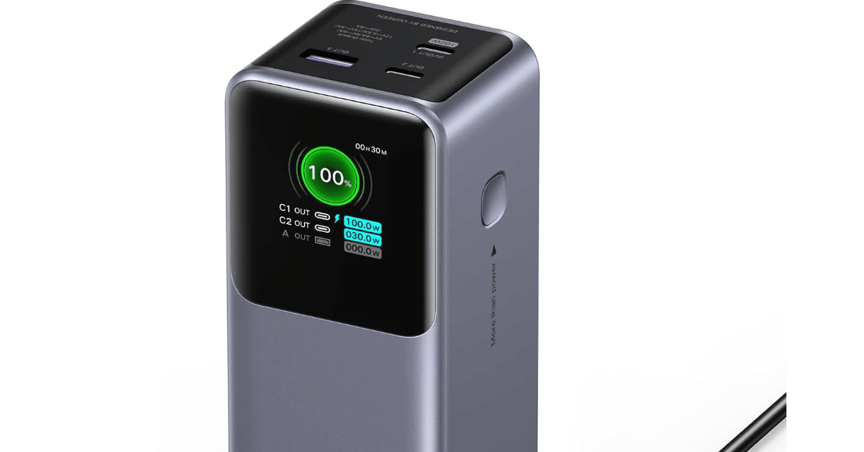 革新的なTFTディスプレイ搭載、130W出力の次世代モバイルバッテリー