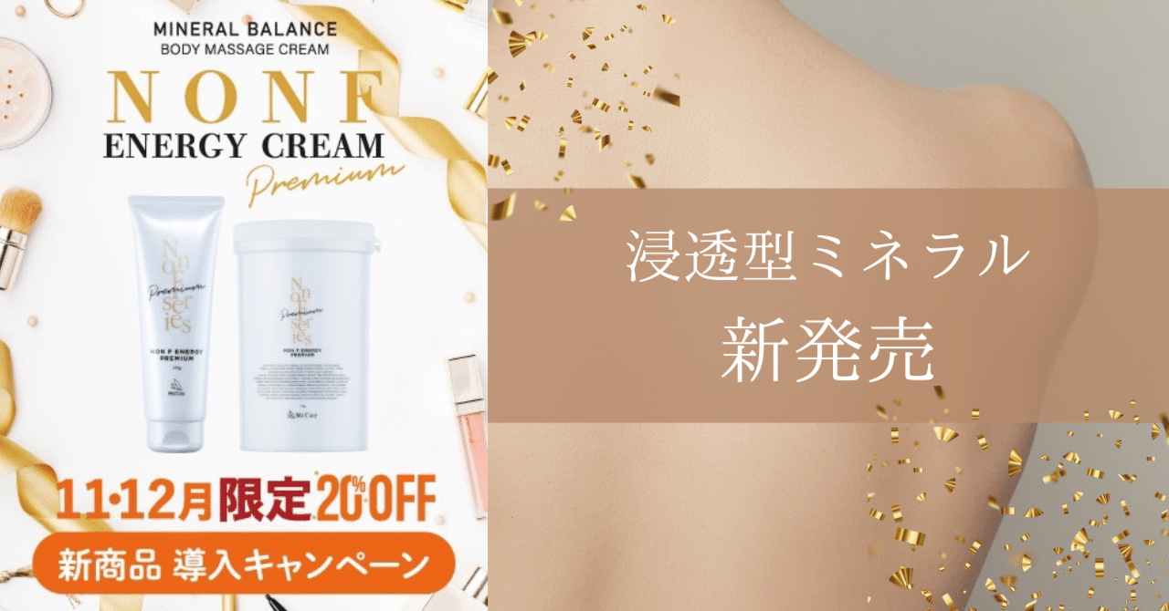 新発売！ノンFエナジーピレミアム20%OFF（2024年11月～12月末迄