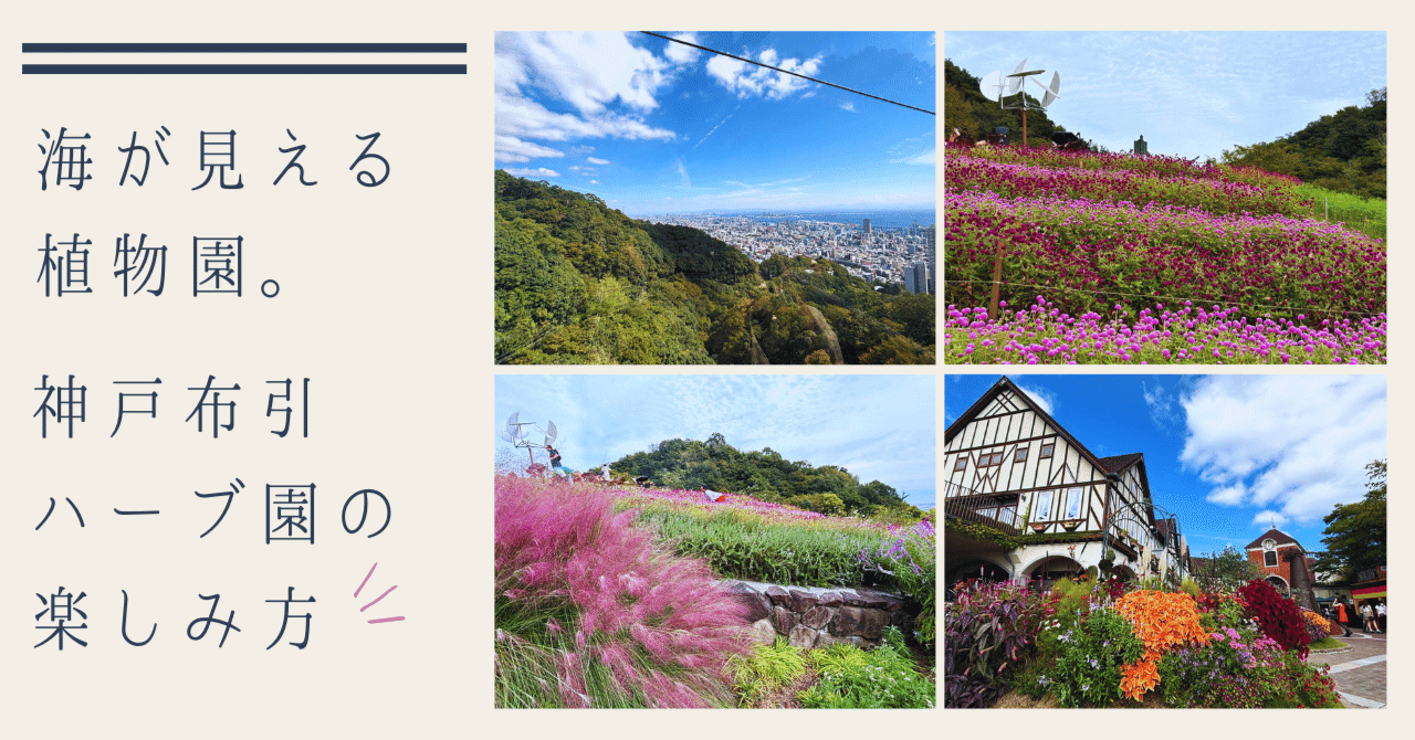 海が見える植物園。神戸布引ハーブ園の楽しみ方｜とみ｜Webライター