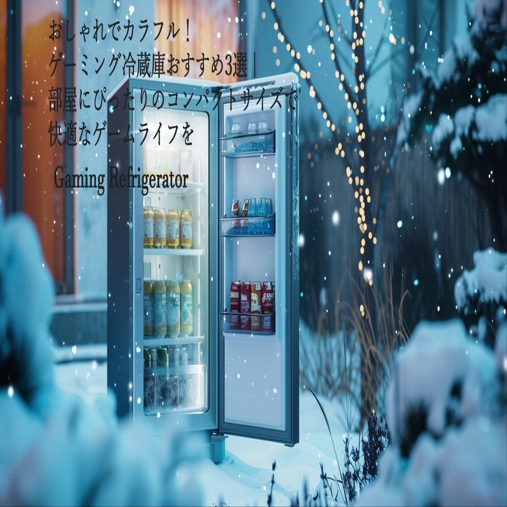 おしゃれでカラフル！ゲーミング冷蔵庫おすすめ3選｜部屋にぴったりの