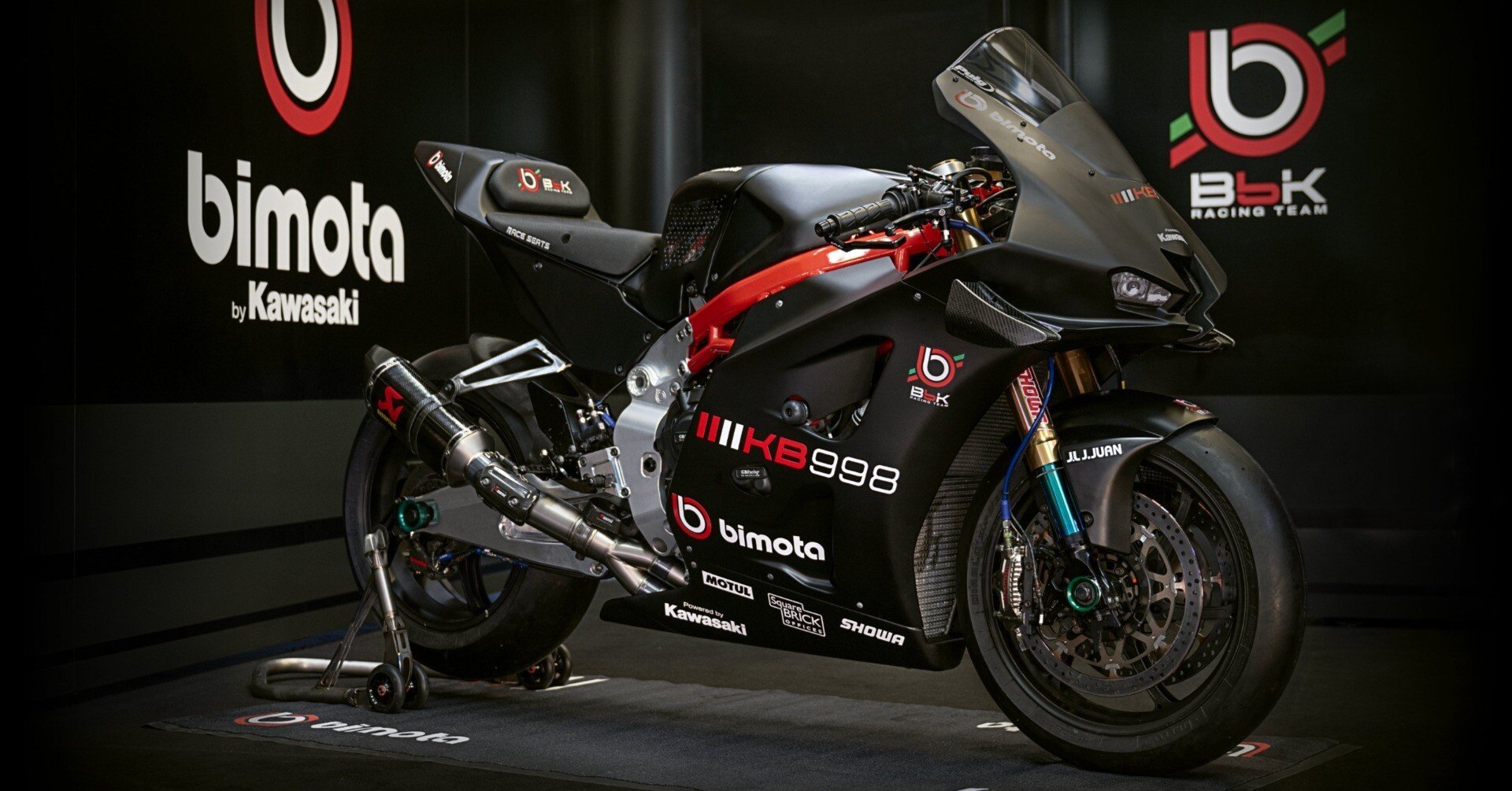 速報 Bimota by Kawasaki KB998｜2輪ロードレースチラシの裏