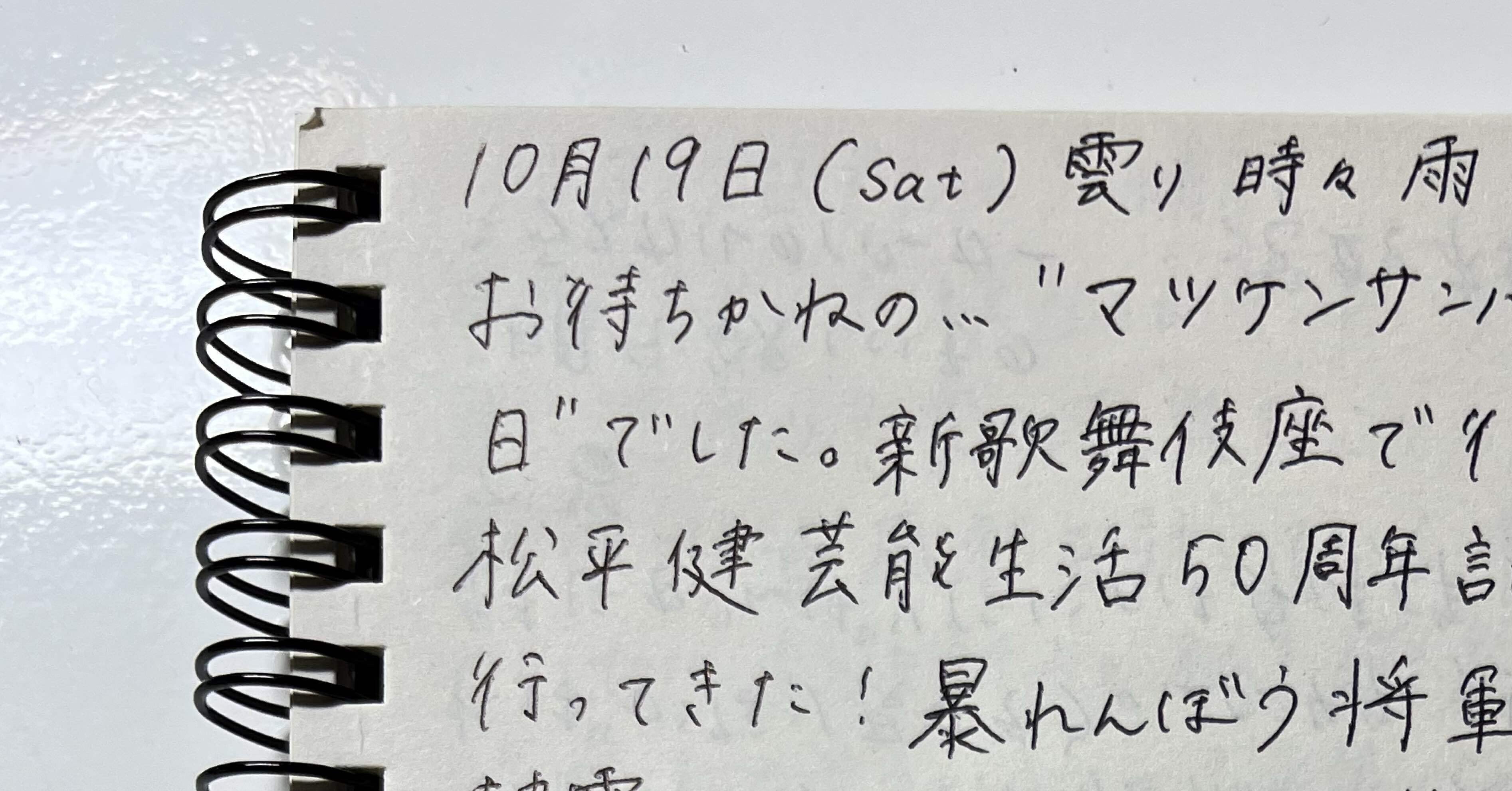 手書き日記♩#17・18・19｜のん