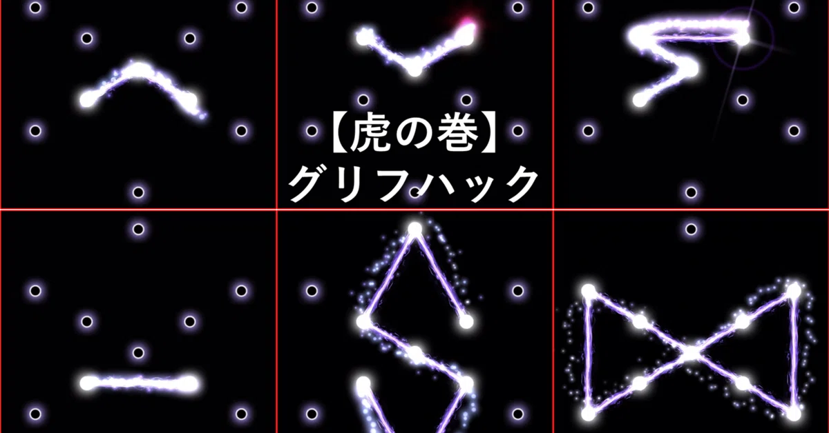[Cheat Sheet] Glyph Hack: Special Commands｜ブイブイ