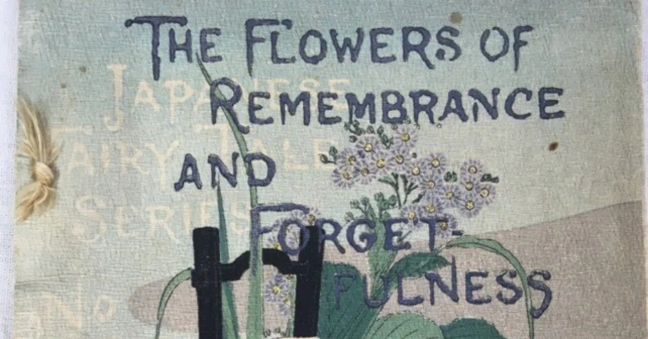 縮緬本The Flowers of Remembrance and Forg.. 日本の花と家族愛にインスピレーションを得たちりめん本｜極東書店