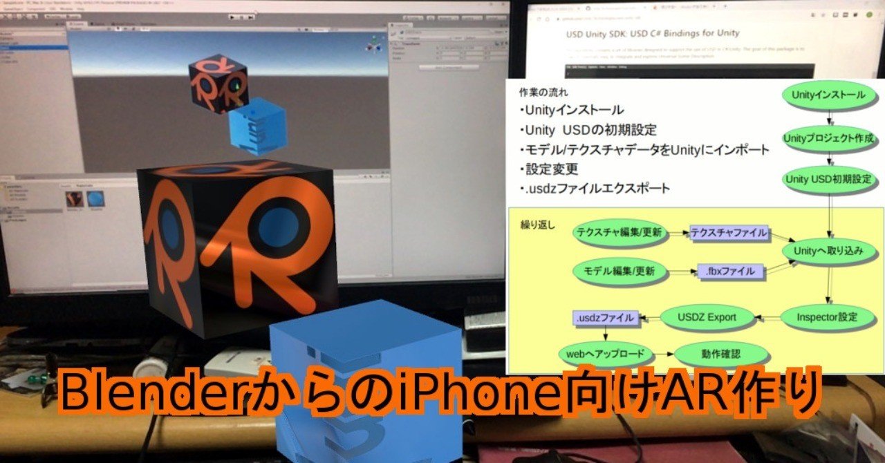 Blenderからのiphone向けar作り esplosione Note Blenderからのiphone向けar作り esplosione Note