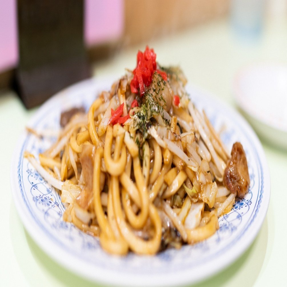 津山のB級グルメ：ホルモンうどん｜koharu