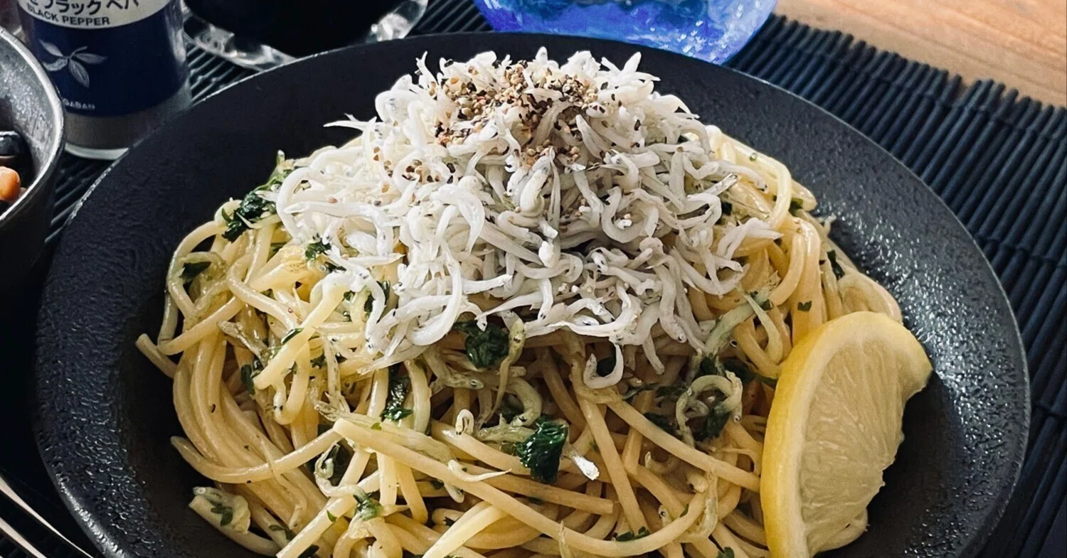 パセリとしらす様 しらすとパセリのレモンバターパスタ｜as