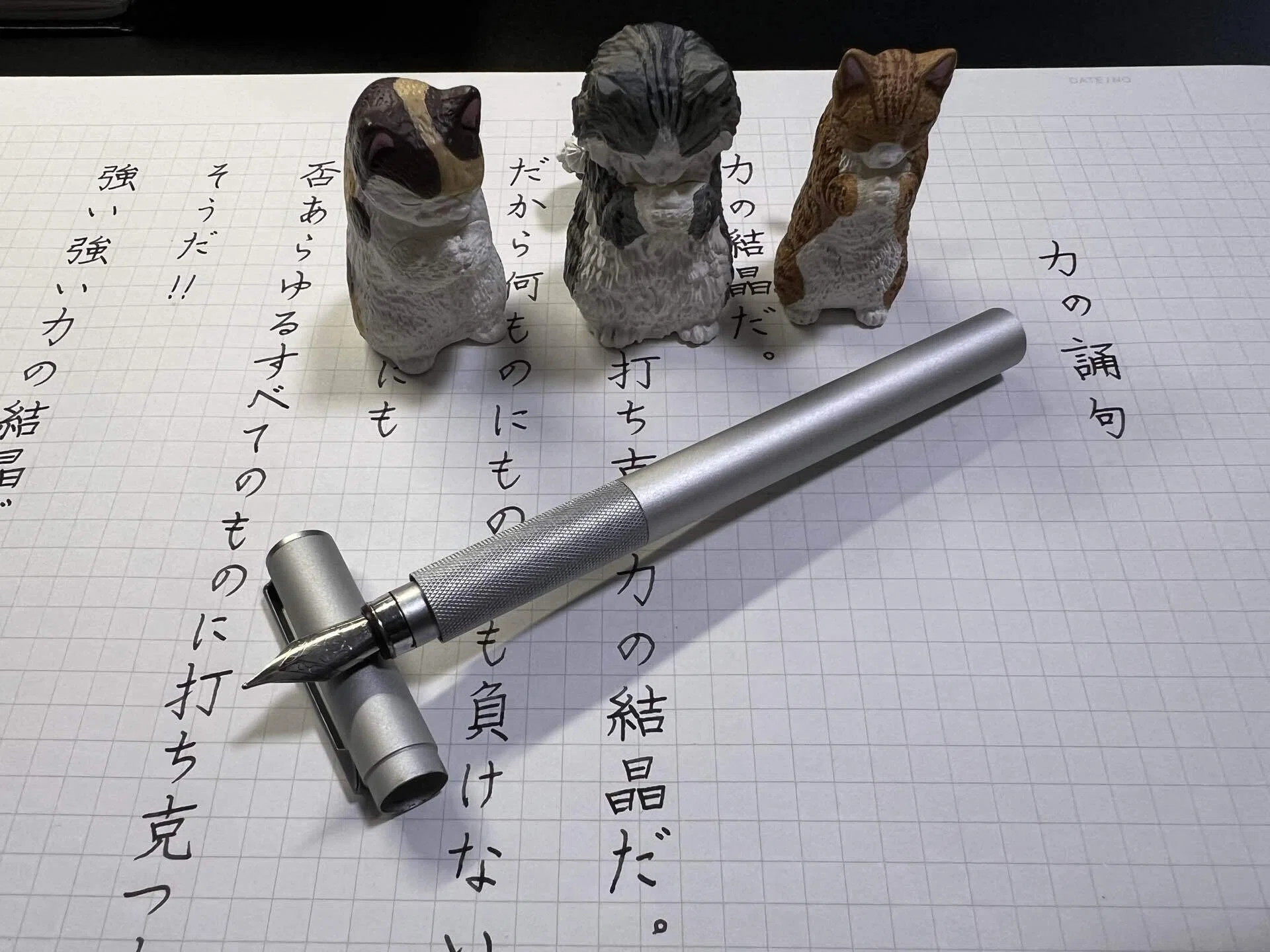名言で美文字特訓！中村天風の言葉「力の誦句」無印良品??の万年筆 