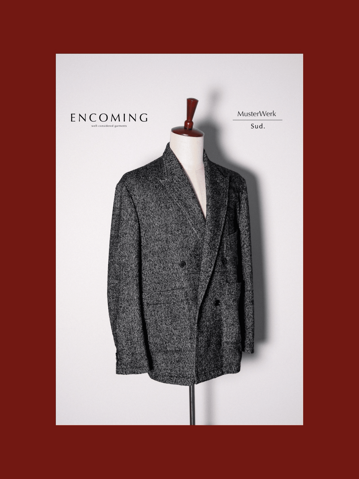 ENCOMING DOUBLE BREASTED JACKET 別注 原点にして頂点｜y_s_k117