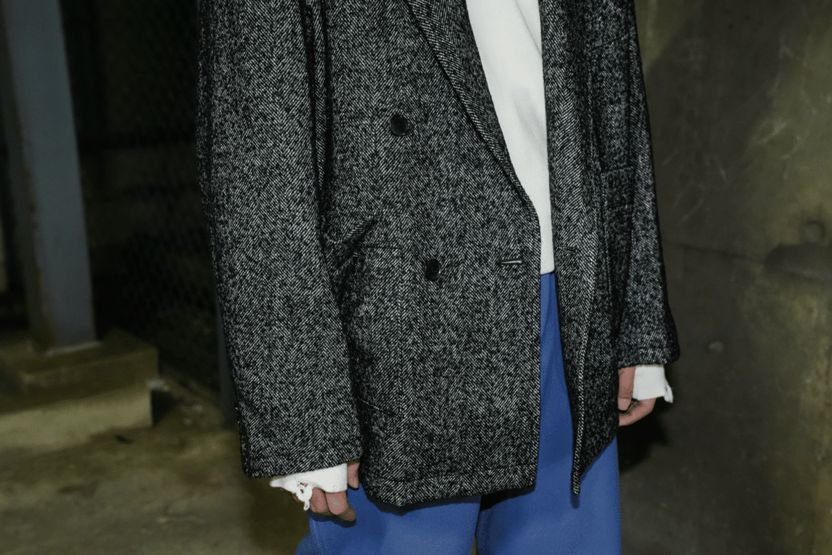 （本日のみ値下げします！！)digne collarless jacket SEEALL NO COLLAR JACKET BLACK SAU51 JK182 | BEST PACKING STORE