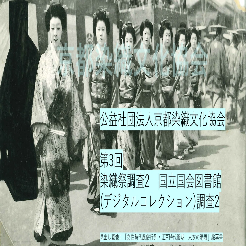 第3回 染織祭調査2 国立国会図書館(デジタルコレクション)調査2｜公益