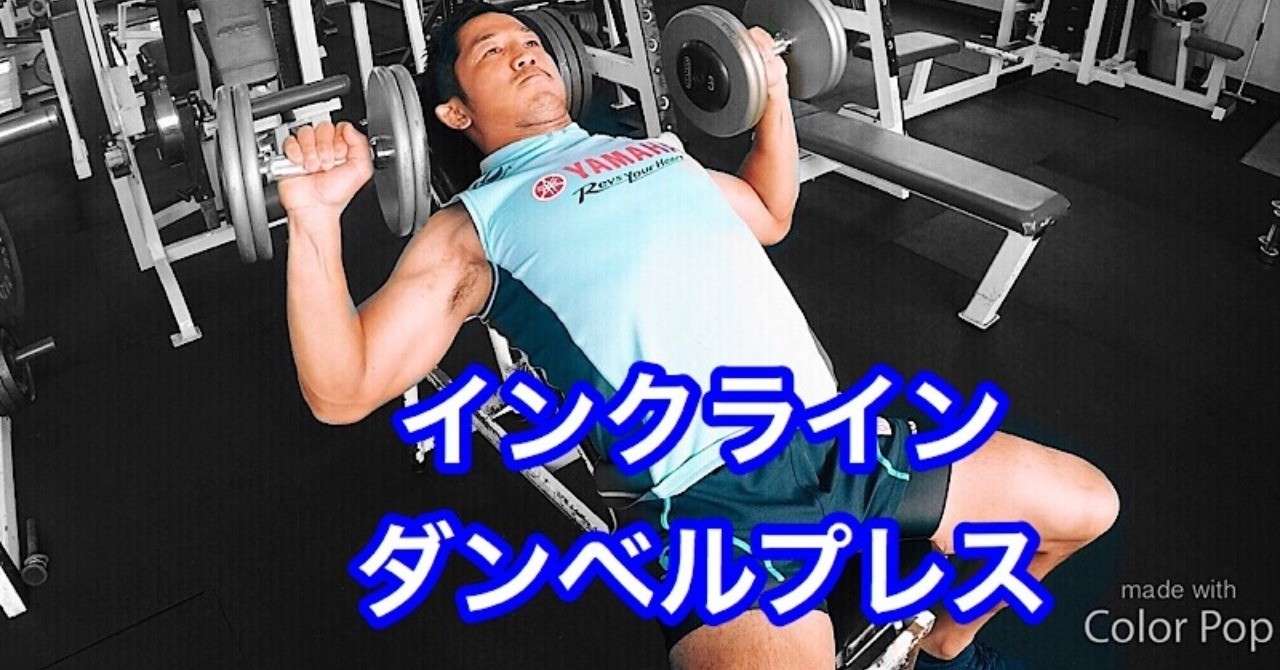 Gif解説 インクラインダンベルプレスのフォーム 座り方 上げる角度 じーやま 山路和希 Note