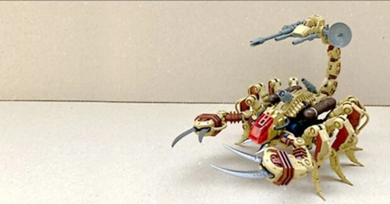 ランナー塗装でゾイドを作る。【プラモ】HMM ZOIDS RZ-002 ガイサック 