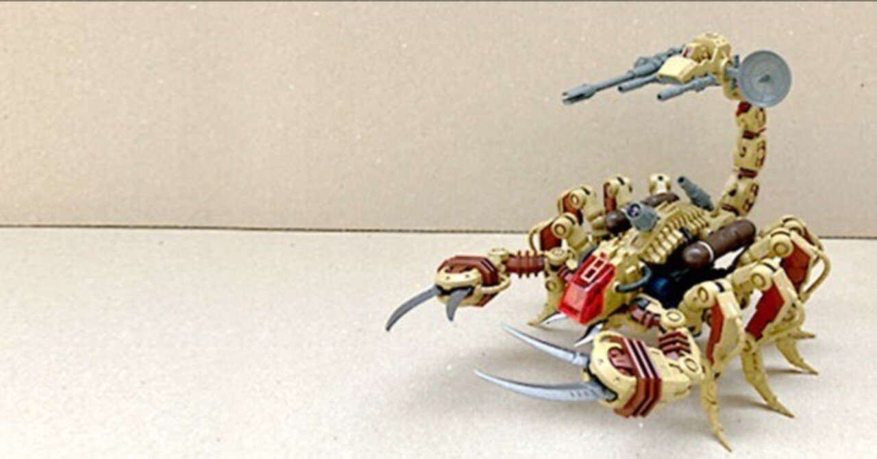 ランナー塗装でゾイドを作る。【プラモ】HMM ZOIDS RZ-002 ガイサック