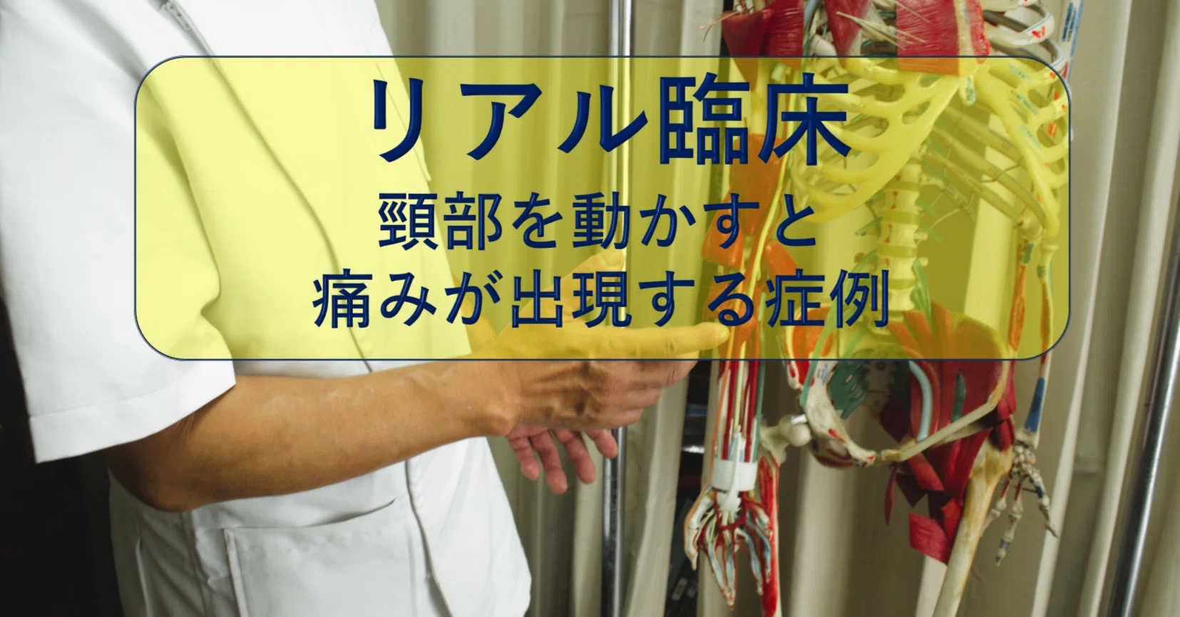 頸部を動かすと痛みが出現する症例｜理学療法士 おかむー