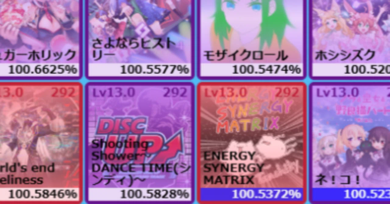 maimai PRiSM 個人的Lv13.0（67譜面）まとめ【音ゲー#3】｜250/に