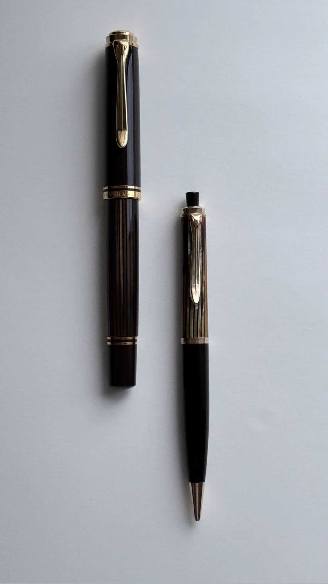 名シリーズの原点。【Pelikan #450 茶縞 1.18mm】｜鬻