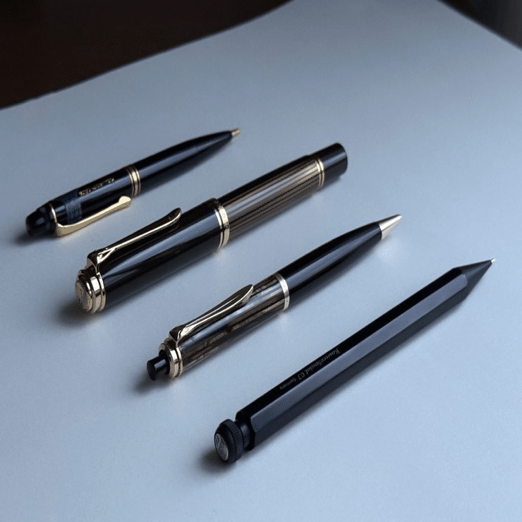 名シリーズの原点。【Pelikan #450 茶縞 1.18mm】｜鬻