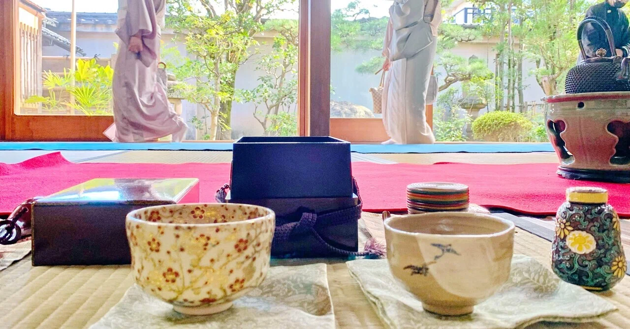 素晴らしいお軸と愛らしい茶箱に胸キュン！奈良の名家と達磨寺でのお茶 