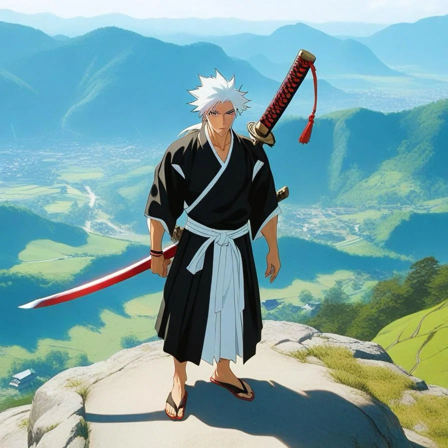 AI画像】BLEACH・更木剣八をモデルに生成してみた。｜zaboのたぶん駄文