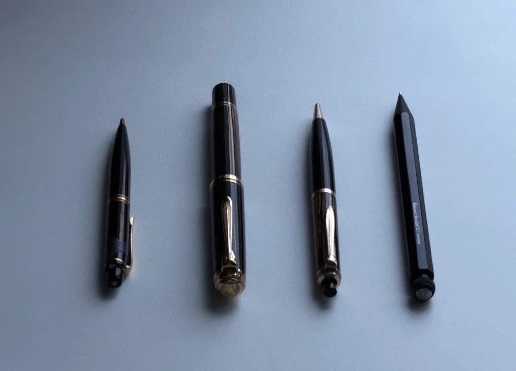 名シリーズの原点。【Pelikan #450 茶縞 1.18mm】｜鬻