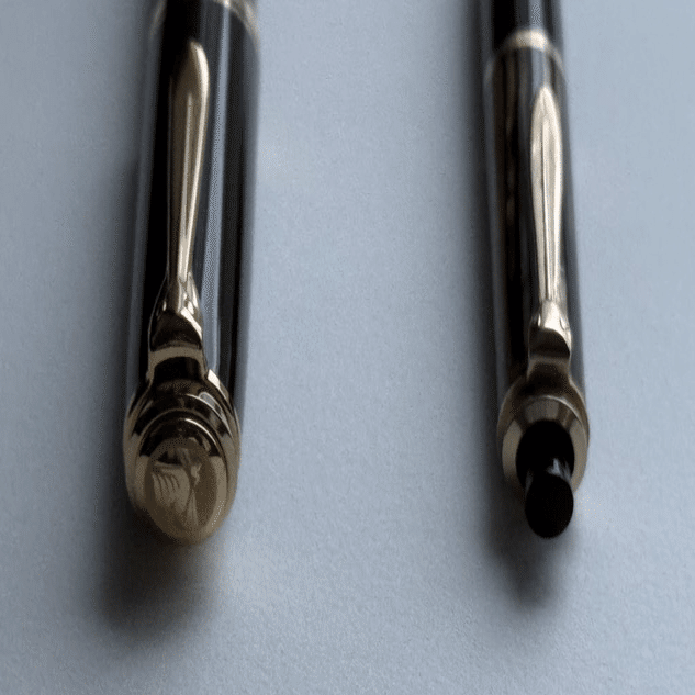 名シリーズの原点。【Pelikan #450 茶縞 1.18mm】｜鬻