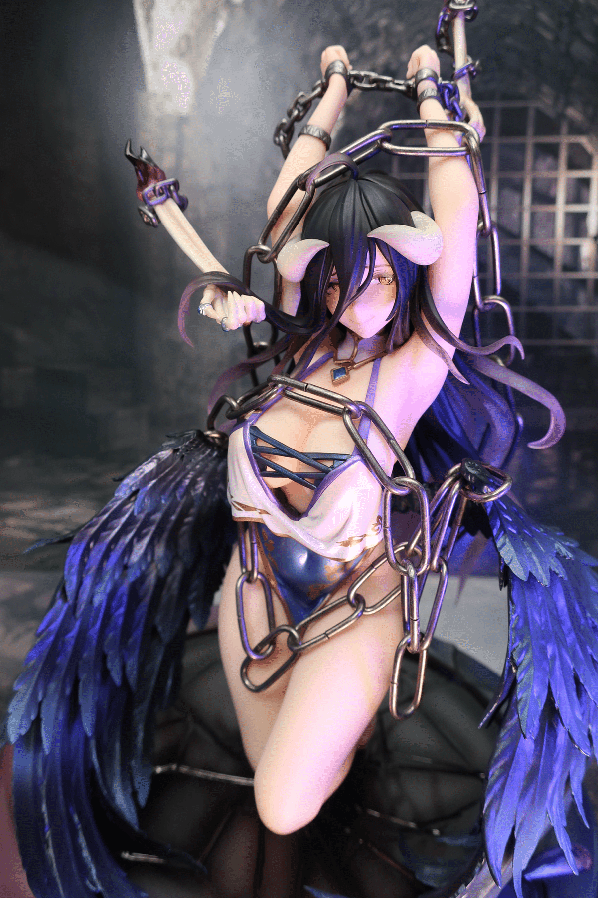 フィギュア撮影 KADOKAWA『オーバーロード』 アルベド 拘束ver.｜番茶