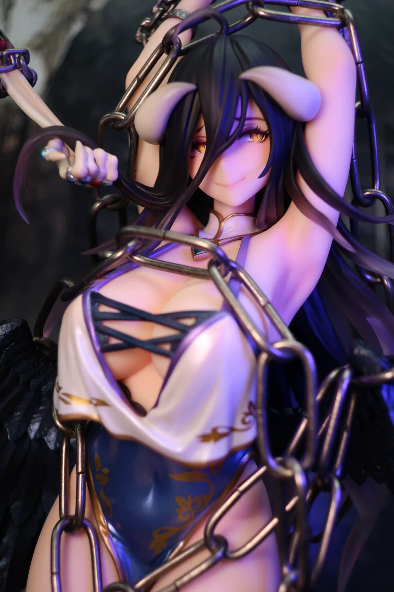 フィギュア撮影 KADOKAWA『オーバーロード』 アルベド 拘束ver.｜番茶