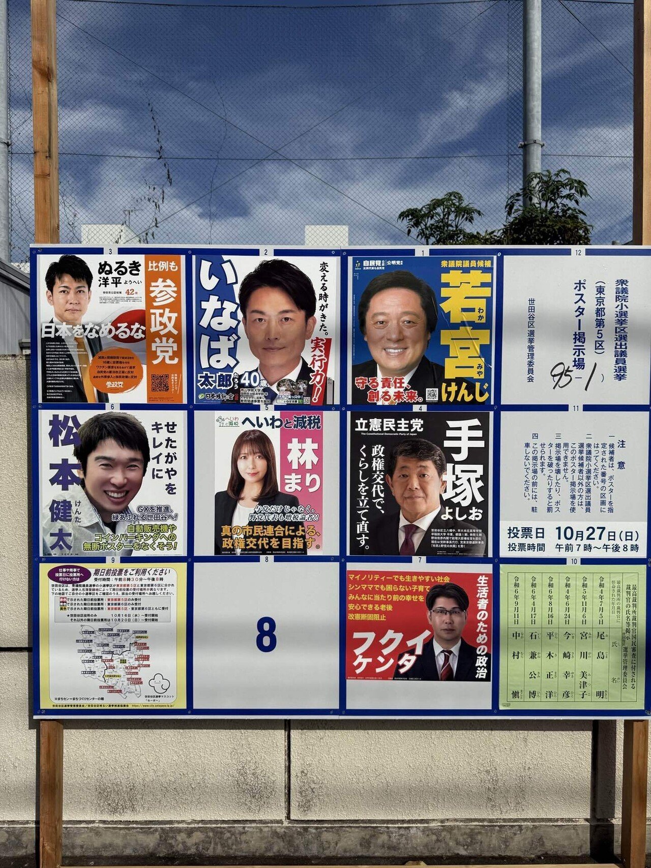 後日修正・文章入れます】公営掲示板とポスター、選挙カー【3】｜鈴鹿