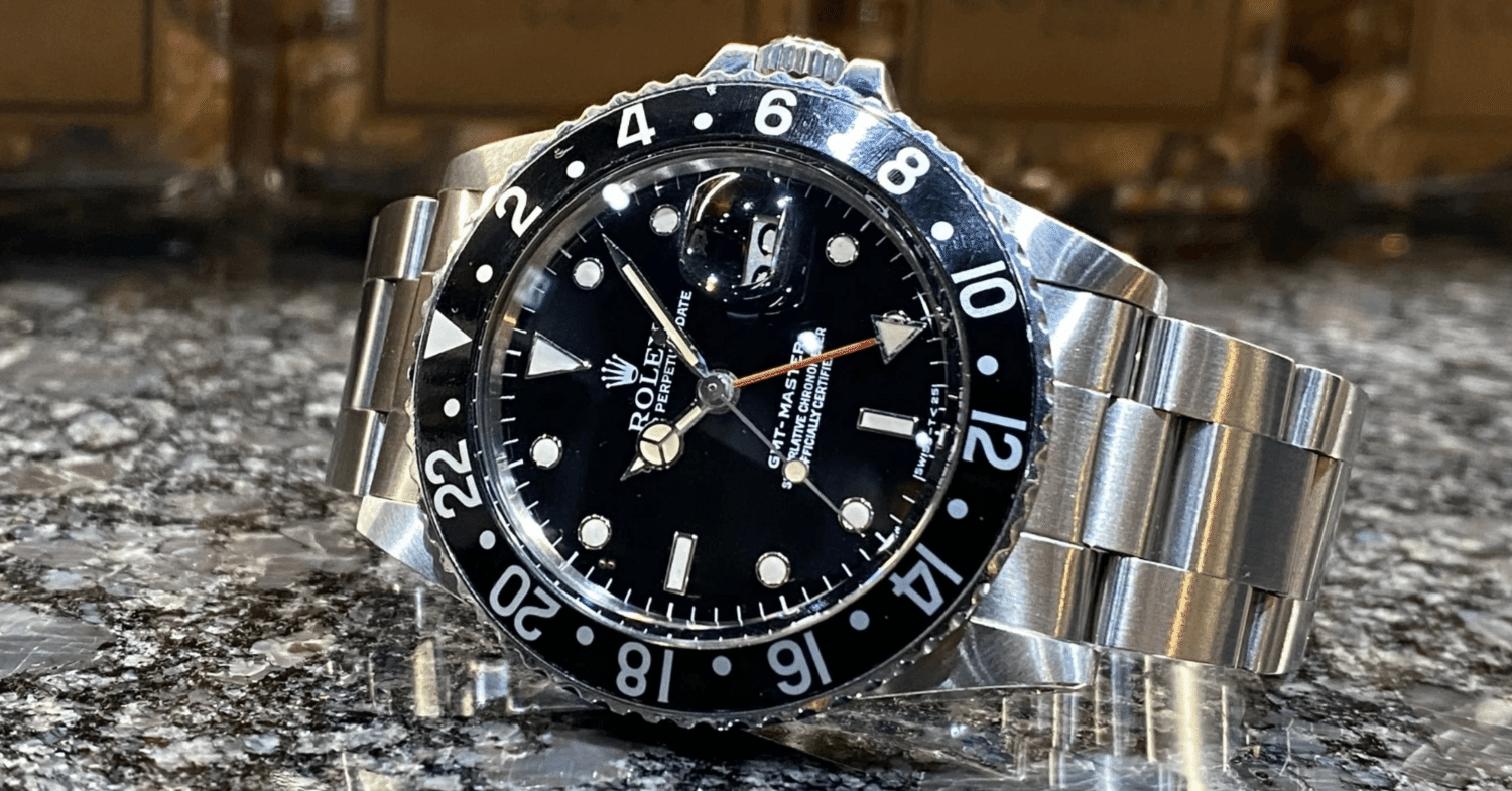 ブラックインサート!バキバキ優良個体！ GMTマスター16750 84年 オール