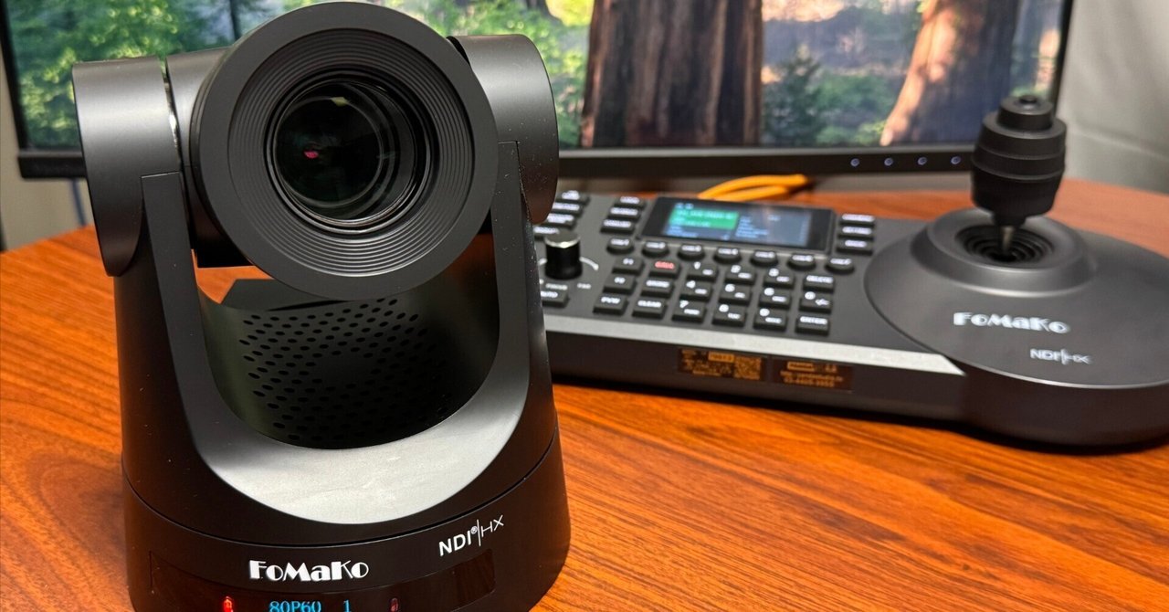 FoMaKo KN20A PTZカメラ NDI対応Web会議配信など