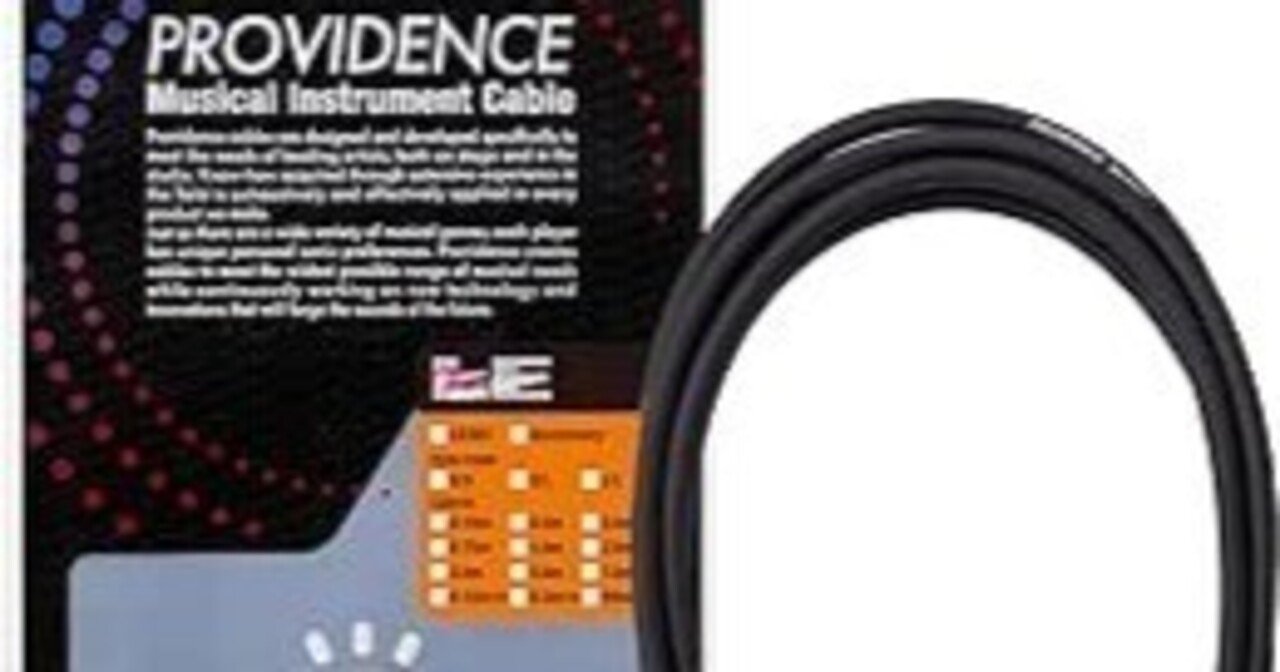 初心者も納得の高音質！Providence LE501 3mシールドケーブル｜note楽器