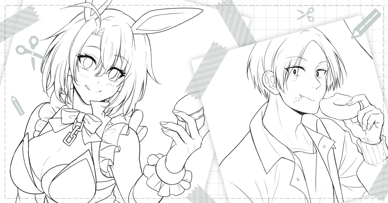 落書き」と「本気絵」の線画を同じクオリティで描けるようになって