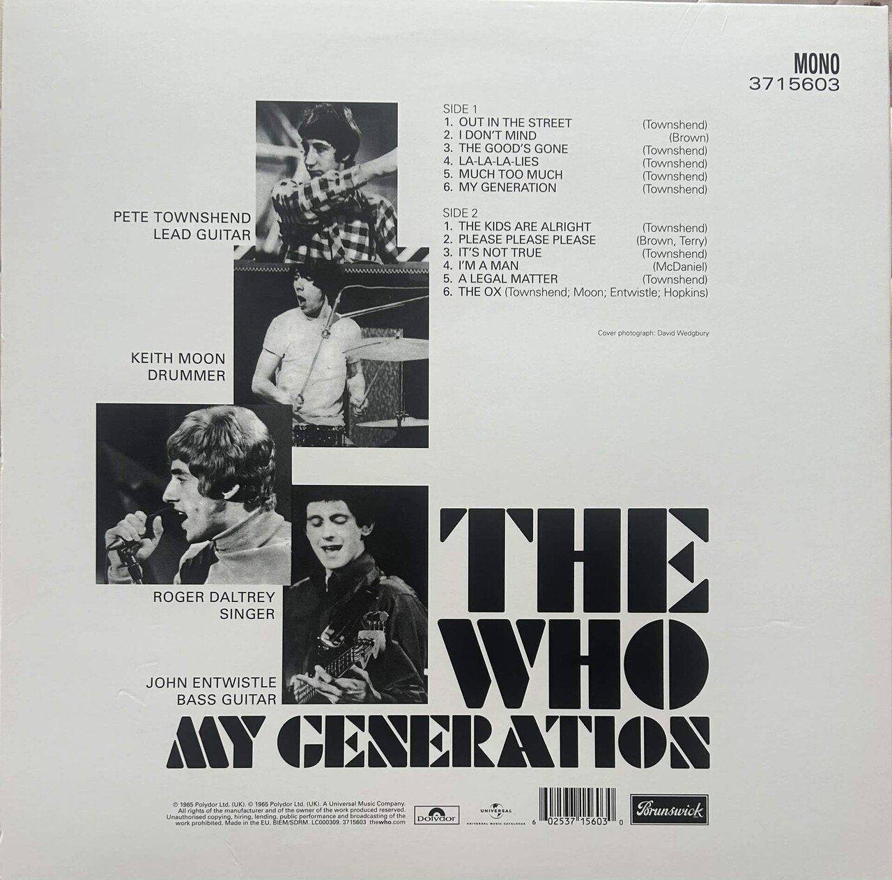 2009年6月発行 『THE WHO／ANYWAY ANY…』【中古
