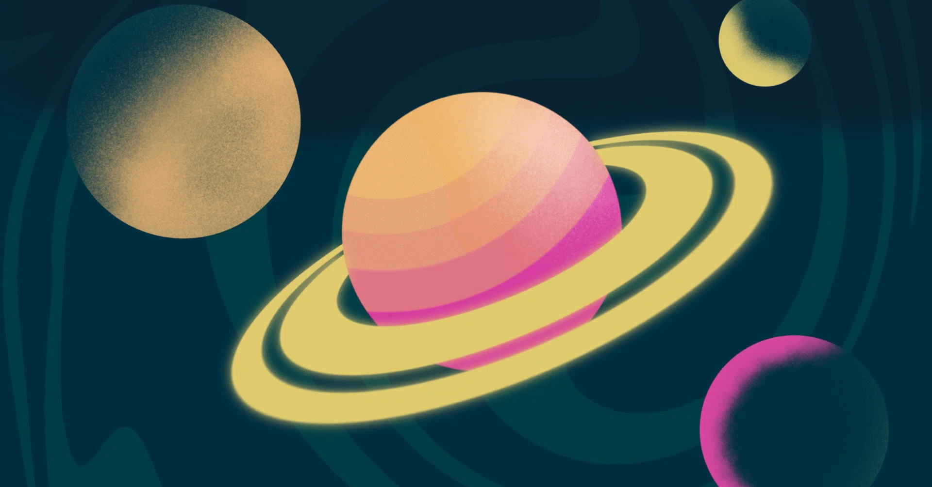 2歳児と月と星と土星｜マッキー