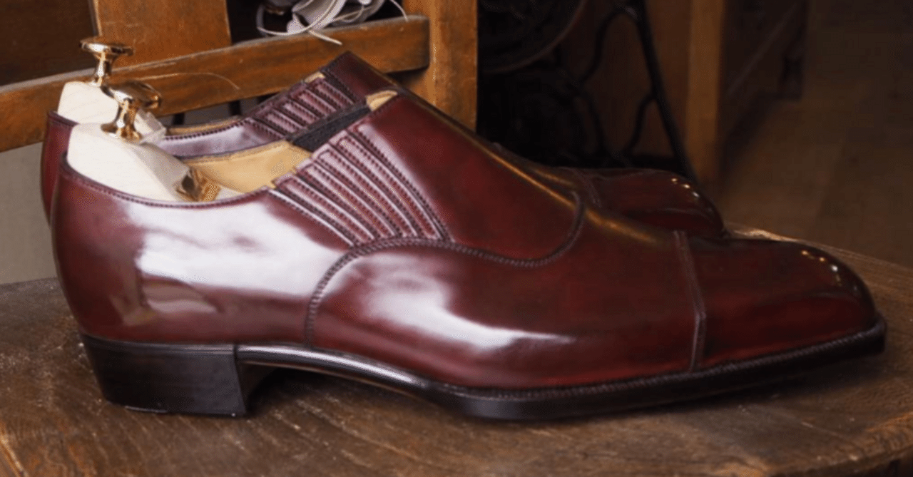 片足わずか1秒で脱ぎ履きできる革靴『エラスティックシューズ』〜②