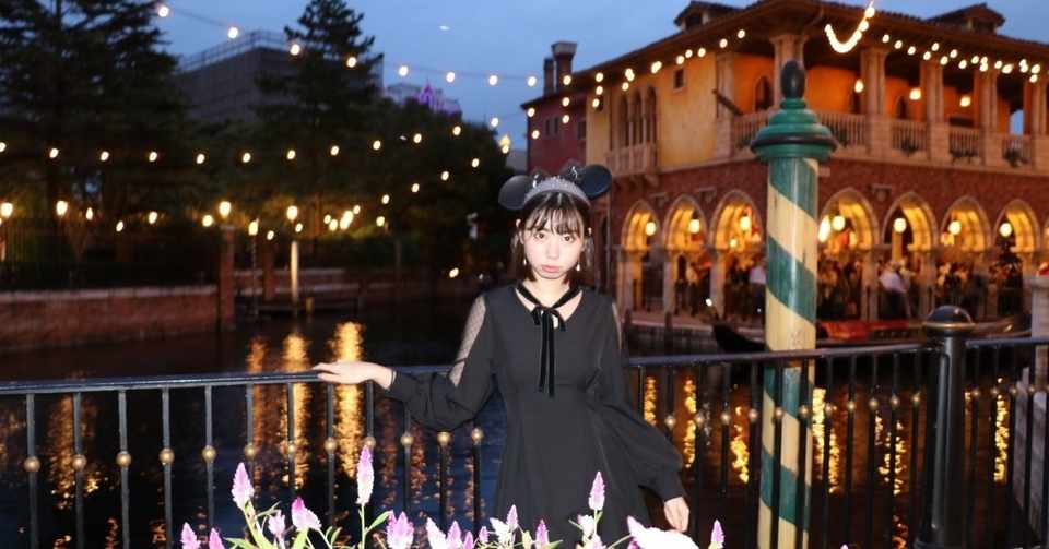 夜ディズニーシー映えスポット ちる Note