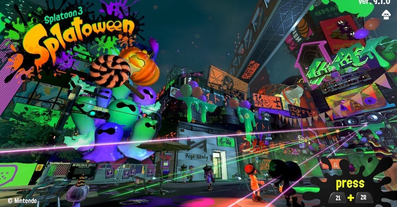 スプラトゥーン3】ハロウィンフェス【ゲーム日記＃18】｜えでくと
